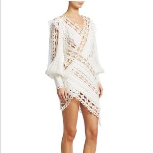 asymmetric drape dress in crepe Ascension Plunge Mini Dress | ZIMMERMANN